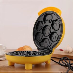 Waffle Maker for Kids 7 Different Shaped Pancakes Animal Waffle Maker Electric Nonstick Waffler Iron, Pan Cake Cooker