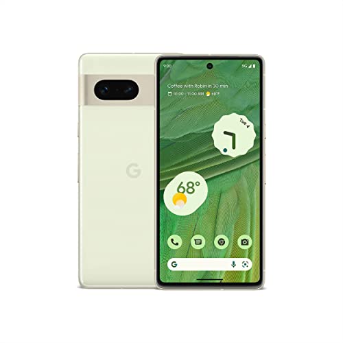 Google Pixel 7 5G, US Version, 128GB, Lemongrass - Unlocked (Renewed)
