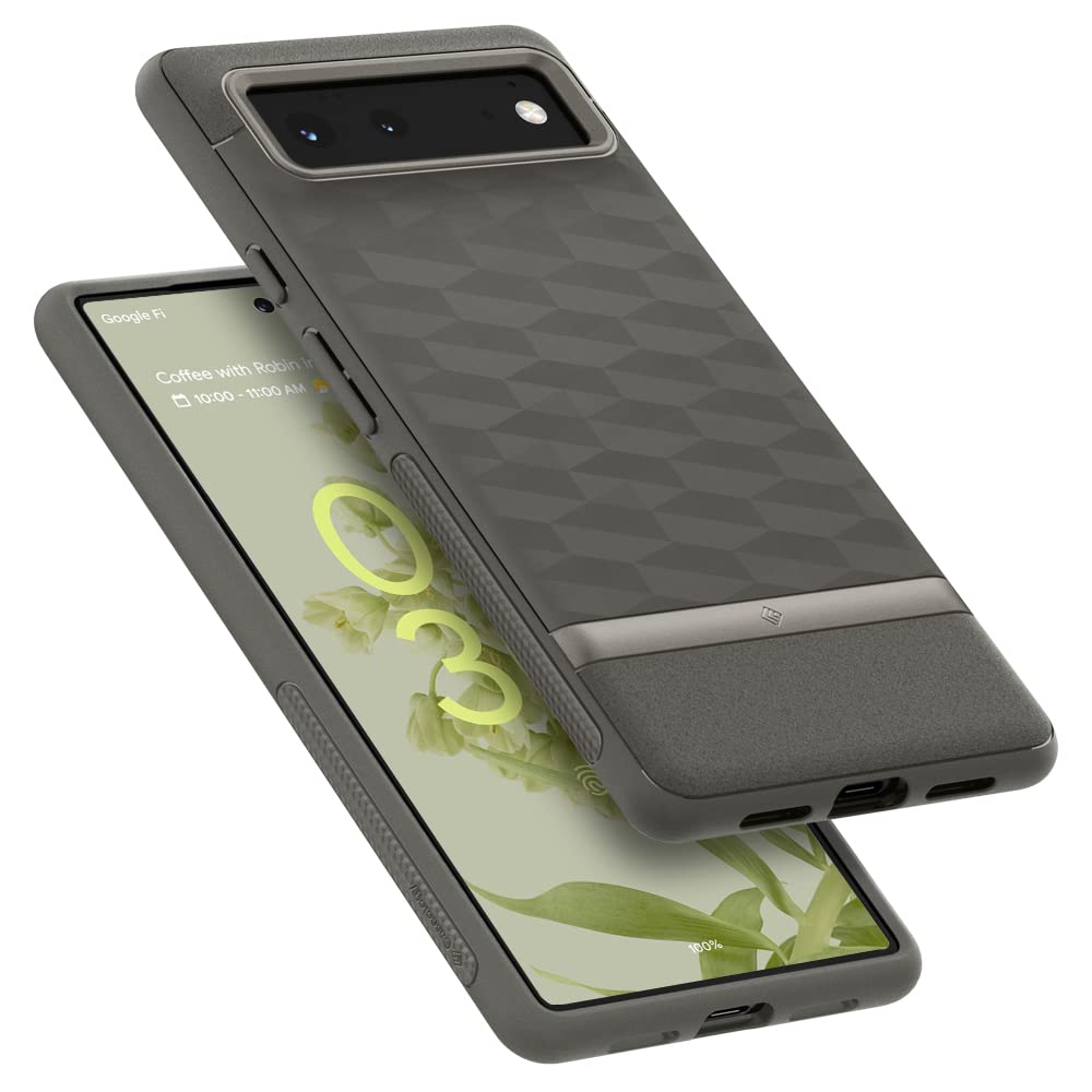 Caseology Parallax Protective Case Compatible with Google Pixel 6 Case (2021) - Ash Gray