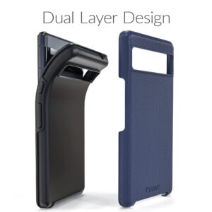 Crave Dual Guard for Google Pixel 7a Case, Shockproof Protection Dual Layer Case for Google Pixel 7a - Navy