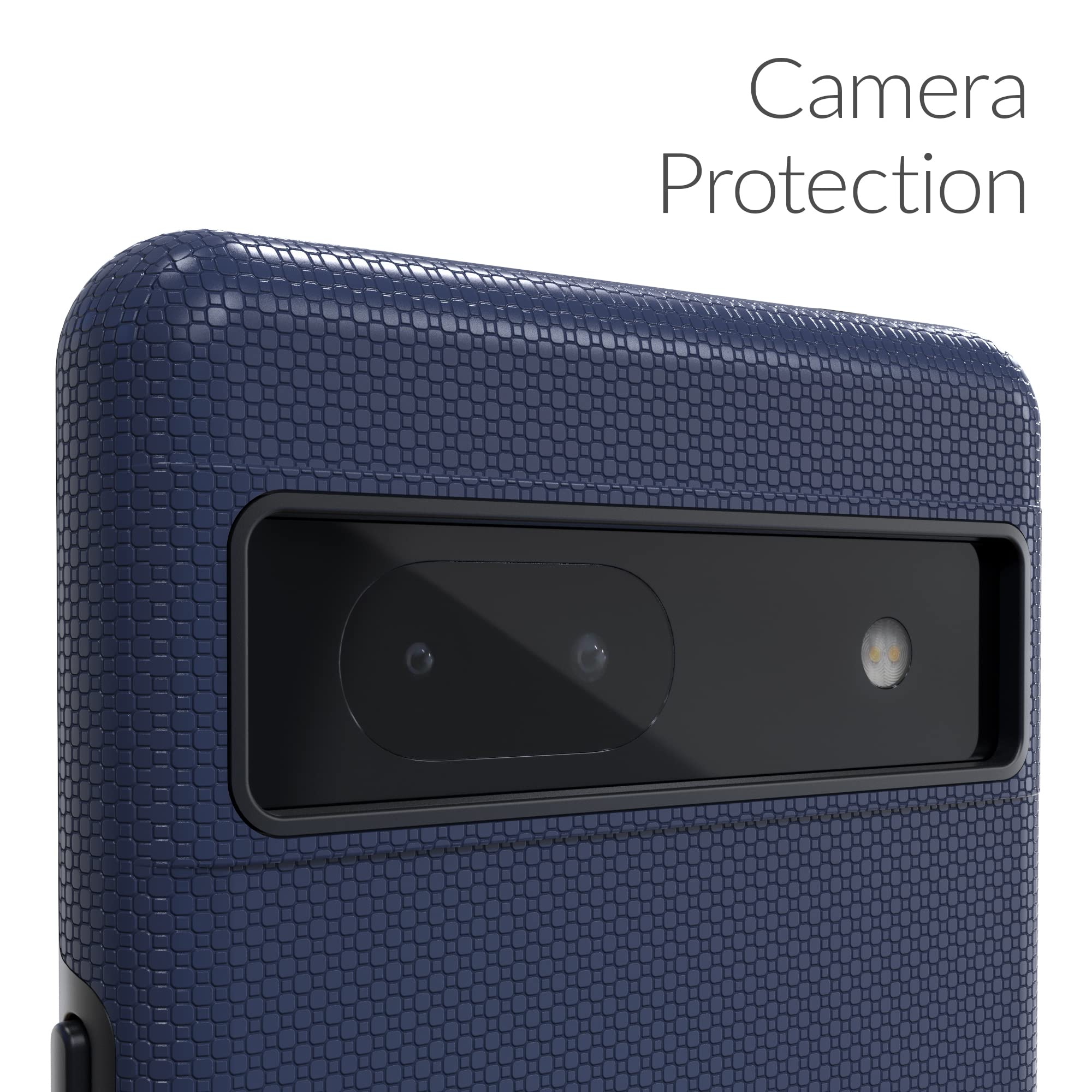 Crave Dual Guard for Google Pixel 7a Case, Shockproof Protection Dual Layer Case for Google Pixel 7a - Navy