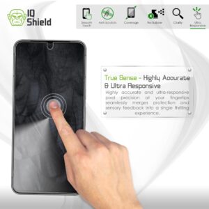 IQShield 2 Pack for Google Pixel 8 Pro Screen Protector: Clear TPU Film, Bubble-Free Installation, Scratch-Resistant, Case Friendly, HD Clarity for Ultimate Protection. Fingerprint Unlock