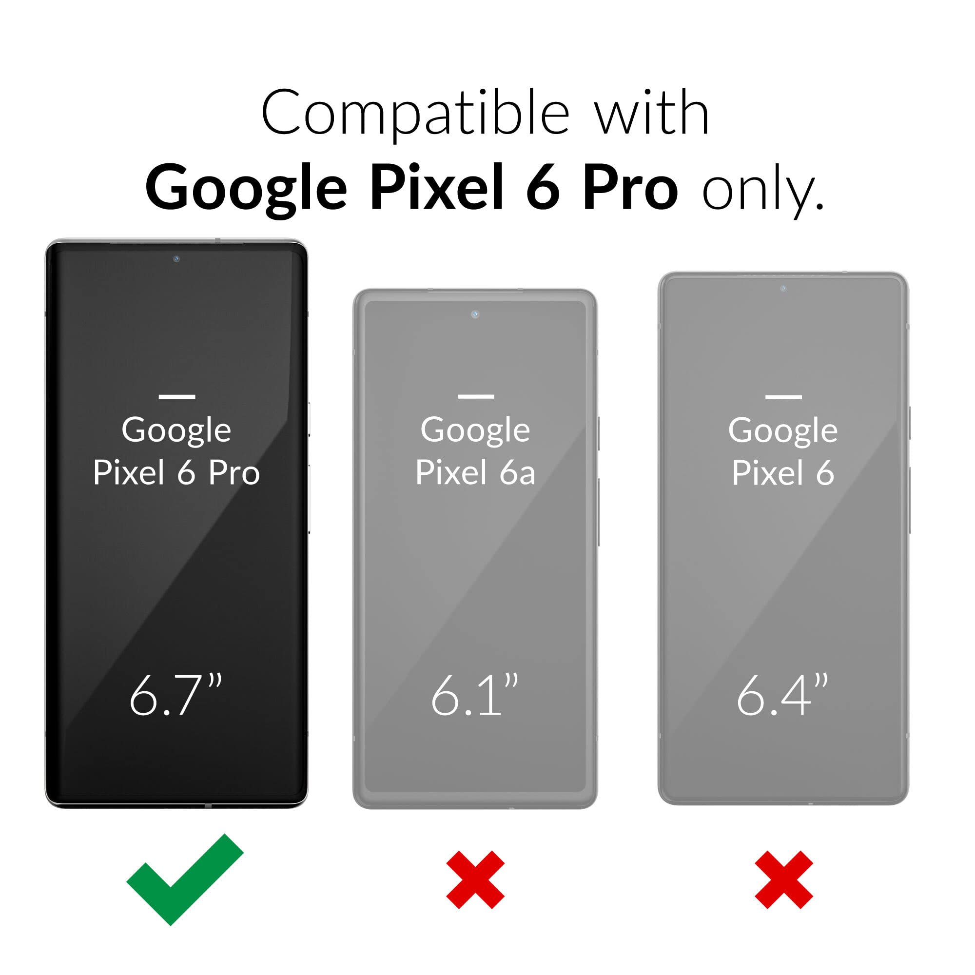 Crave Dual Guard for Google Pixel 6 Pro, Shockproof Protection Dual Layer Case for Google Pixel 6 Pro - Slate