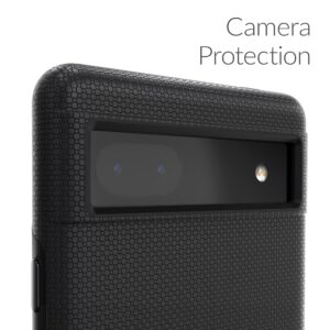 Crave Dual Guard for Google Pixel 6a Case, Shockproof Protection Dual Layer Case for Google Pixel 6a - Black