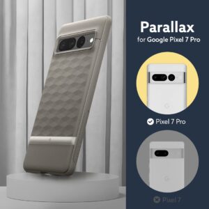 Caseology Parallax [Military Grade Drop Tested] Designed for Google Pixel 7 Pro Case (2022) - Ash Gray