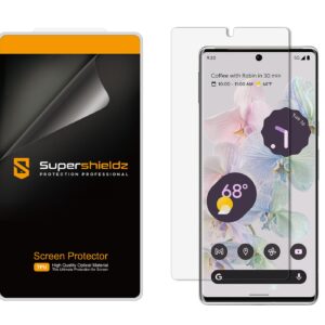 Supershieldz (2 Pack) Designed for Google Pixel 6 Pro Screen Protector, High Definition Clear Shield (TPU)