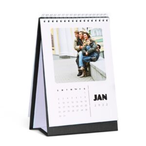 Custom Photo Calendar Personalized 2024 2025 2026 2027 2028 Pictures Calendar (black)