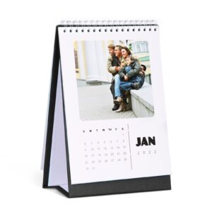 custom photo calendar personalized 2024 2025 2026 2027 2028 pictures calendar (black)