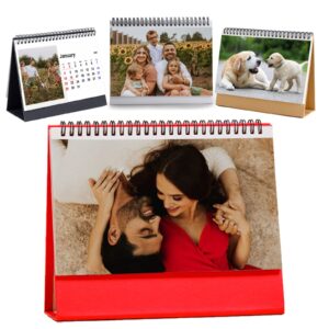 custom calendar 2023 with your photo album, personalized calendar monthly 13 pictures for desk, office, home use horizontal 8.3" x 6.7"