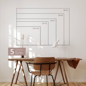 Personalized Custom Ultra Clear Acrylic Calendar for Wall Monthly Family Dry Erase Large Monthly Planner Board Premium Plexiglass Modern Design Guardmate USA