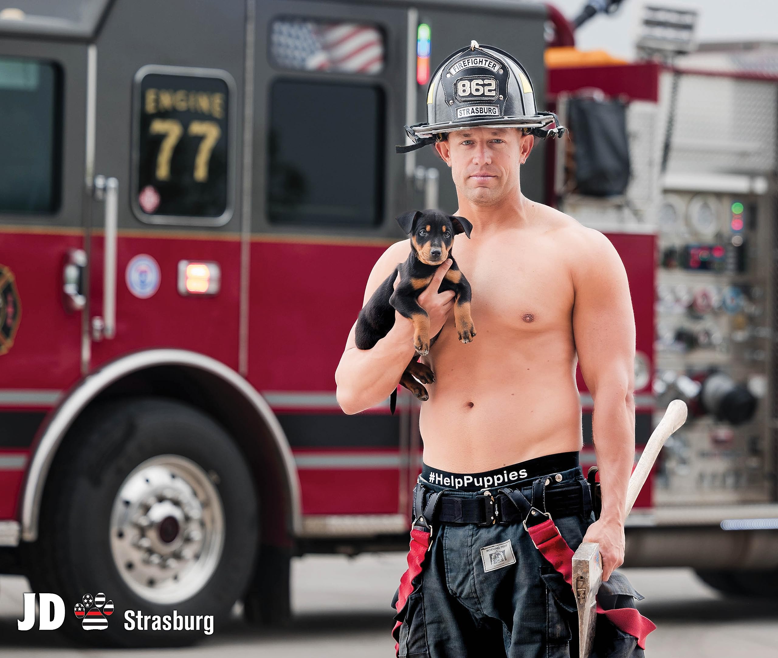 2024 Fire Rescue Dogs Calendar