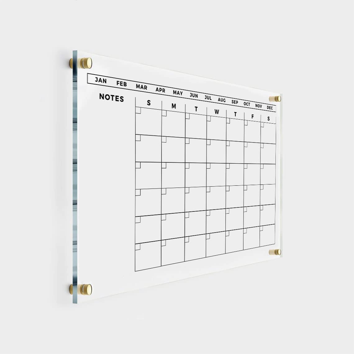 Personalized Wall Calendar 2024 - Personalized Calendar 2024, Dry Erase Board, Wall Calendar, Monthly and Weekly Calendar, Housewarming Gift, Custom To-Do List