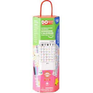 Highlights Kindness Dry-Erase Calendar for Kids, Includes 1300+ Reusable Stickers, Customizable Wall Calendar Promotes Self-Expression and Organization, Ages 6+