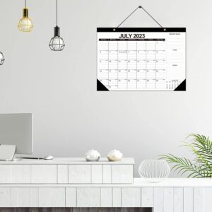 Kyweel 2024-2025 Desk Calendar, 12 Month Desk Calendar/Wall Calendar Combo, 17" x 12", January 2024-December 2024, Highlight Holidays, Planning Calendar, Thick Paper