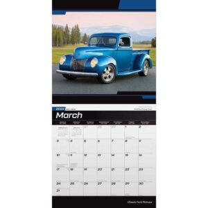 Classic Ford Pickups OFFICIAL | 2024 12 x 24 Inch Monthly Square Wall Calendar | Sticker Sheet | StarGifts | Motor Truck