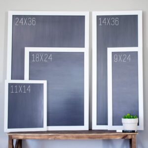 Dry Erase Chalkboard Calendar, Reusable 18x24 or 24x36 Customized Dry Erase Wall Calendar, Chalkboard Calendar, Family Framed Calendar, 2023 calendar planner, Family Command Center