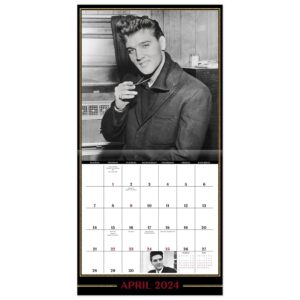 2024 Elvis Presley Monthly Wall Calendar, 16 Months, 12" x 12" (DDD3732824)