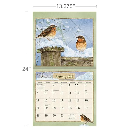 LANG Birds In The Garden 2024 Wall Calendar (24991001895) Multi