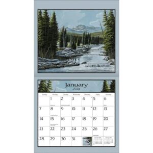 LANG Lure Of The Outdoors 2024 Wall Calendar (24991001929)