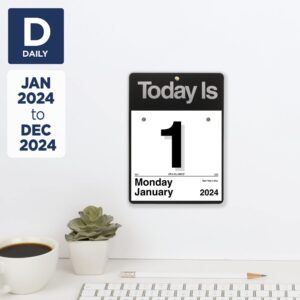 2024 AT-A-GLANCE® "Today Is" Daily Wall Calendar Refill, 8-1/2" x 8", January to December 2024, K450