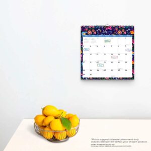 Floral Splendor | 2024 12 x 12 Inch 18 Months Monthly Square Wire-O Calendar | Sticker Sheet | July 2023 - December 2024 | StarGifts | Stationery Planning