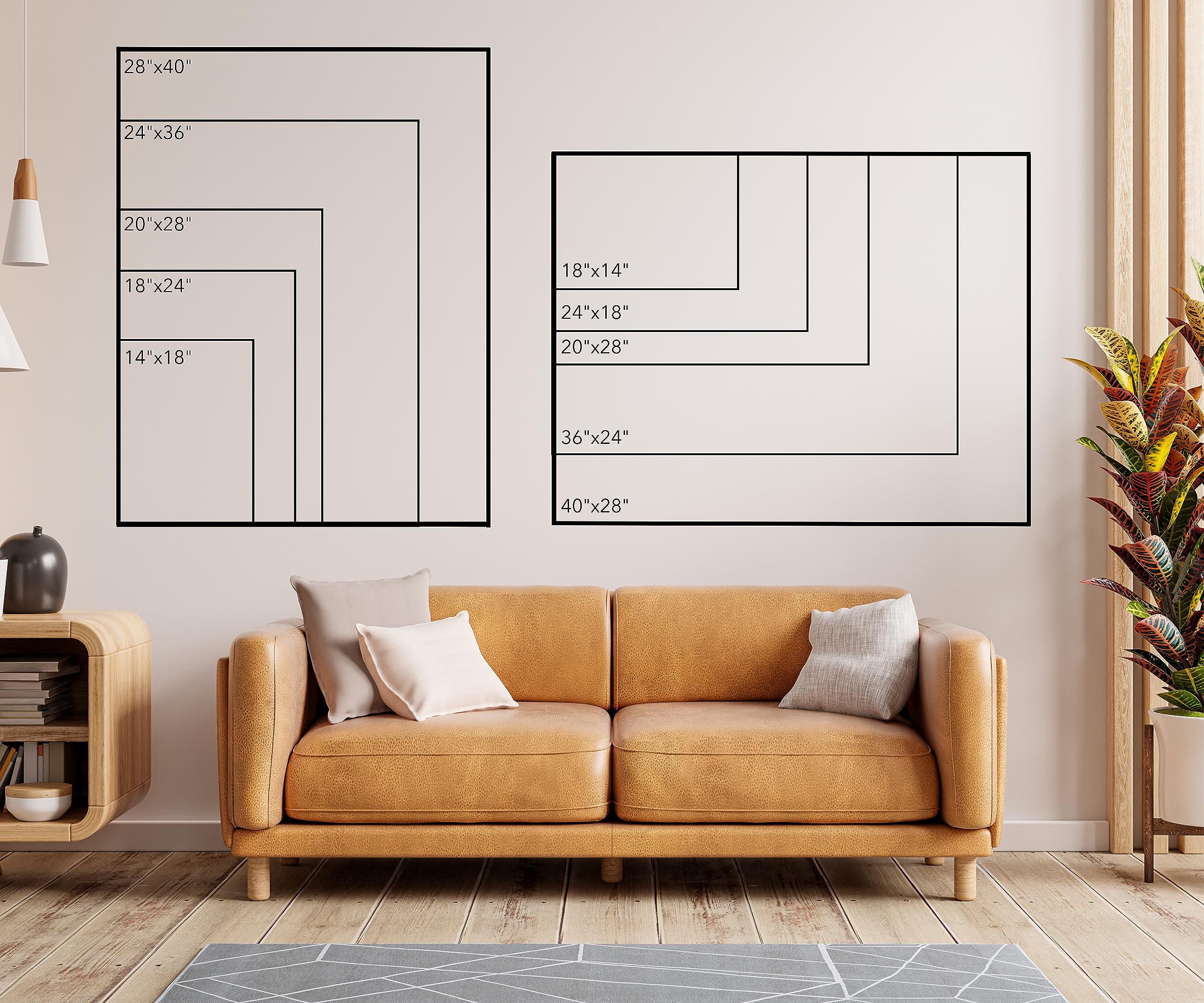 Acrylic Family Planner Wall Calendar - Personalized Calendar 2024, Dry Erase Calendar, Monthly and Weekly Calendar, Transparent Calendar