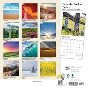 From the Book of Psalms | 2024 12 x 24 Inch Monthly Square Wall Calendar | Sticker Sheet | StarGifts | Religion Hymns Lord