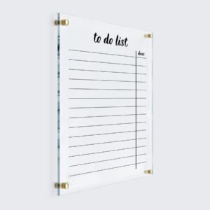 personalized to do planner clear wall calendar - personalized calendar 2024, dry erase monthly calendar monthly and weekly wall calendar 2024 with marker wall planner