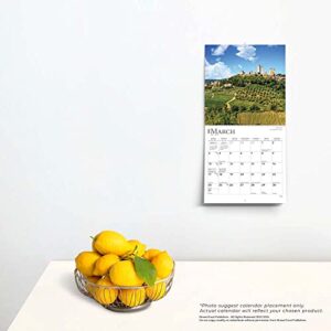 Italy | 2024 7 x 14 Inch Monthly Mini Wall Calendar | BrownTrout | Scenic Travel Europe Italian Venice Rome