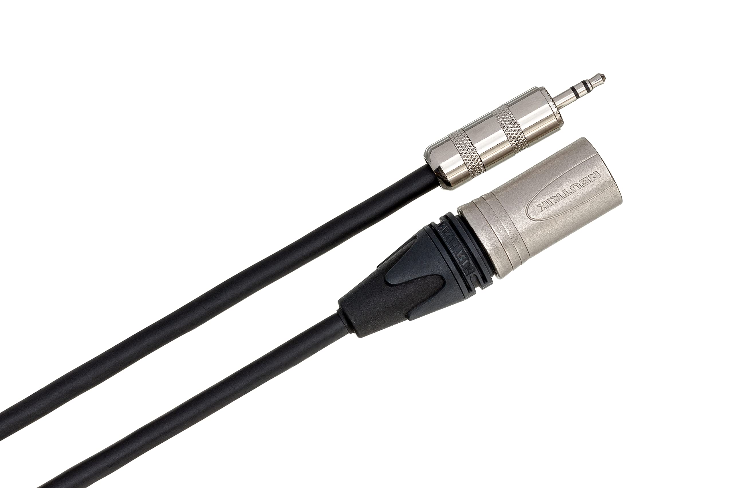 Hosa MMX-001.5 Camcorder Microphone Cable, Hosa 3.5 mm TRS to Neutrik XLR3M, 1.5 ft