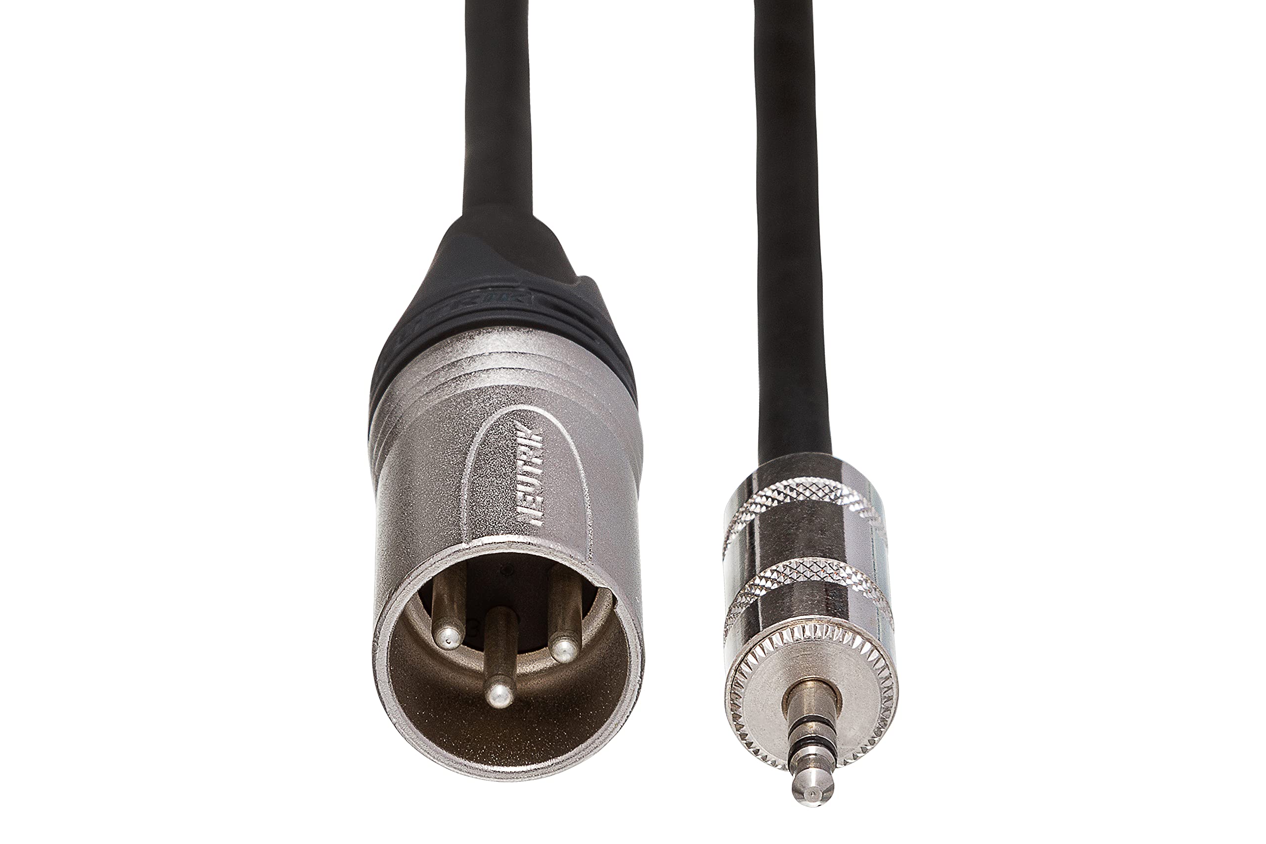 Hosa MMX-001.5 Camcorder Microphone Cable, Hosa 3.5 mm TRS to Neutrik XLR3M, 1.5 ft