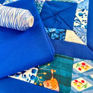 ThreadArt Premium Cotton Quilting Fabric Sold by The Yard - Navy Blue - 44" Width - 100% Cotton - Quilting, Sewing, Crafts