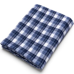 pico textiles 1 yard - 100% cotton tartan plaid flannel fabric - sold by the yard - ideal for shirts, scarves, pajamas & receiving blankets