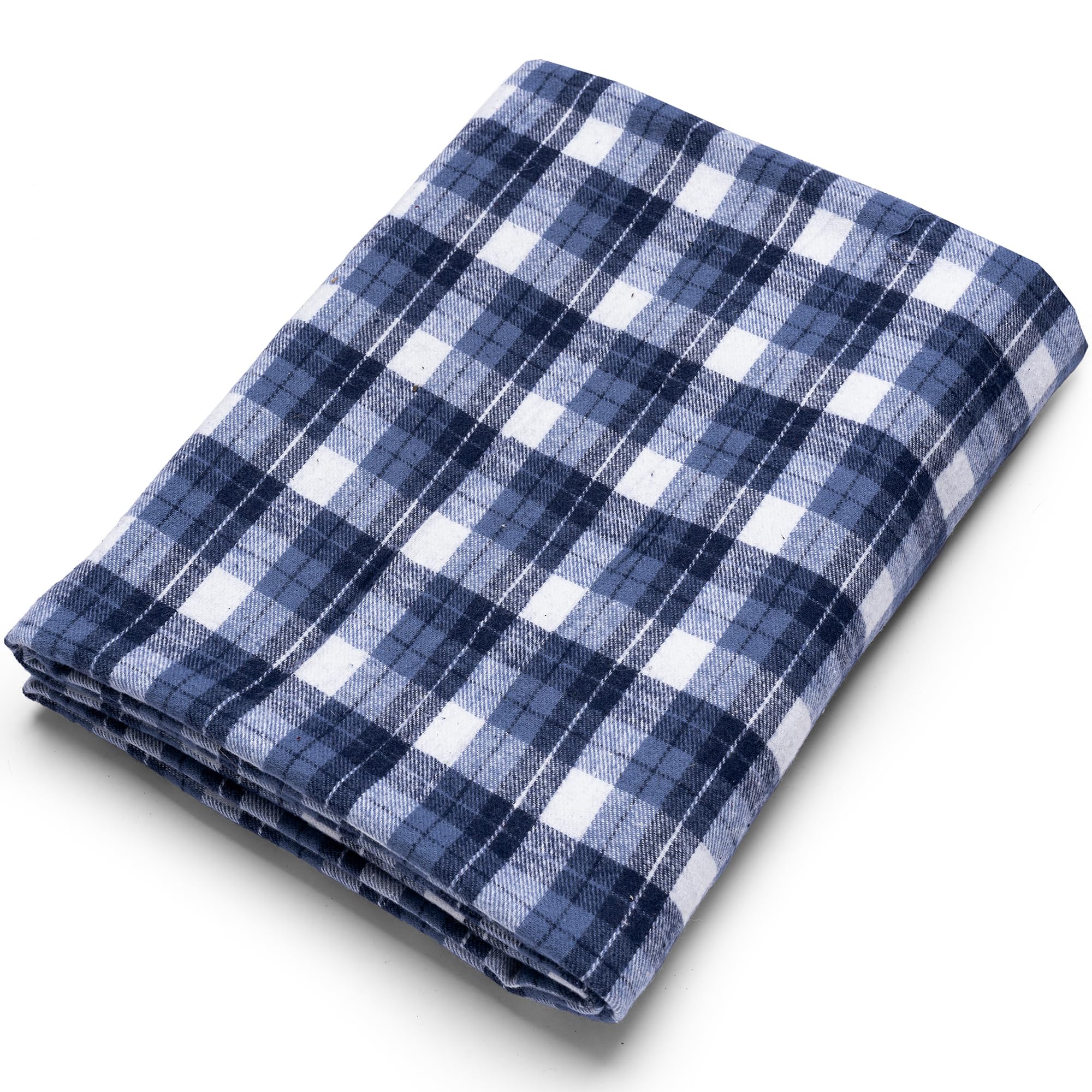 Pico Textiles 1 Yard - 100% Cotton Tartan Plaid Flannel Fabric - Sold by The Yard - Ideal for Shirts, Scarves, Pajamas & Receiving Blankets