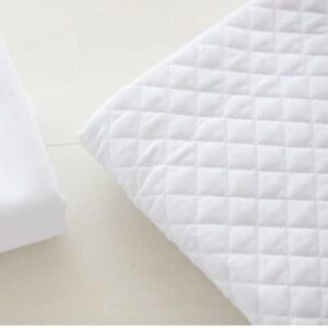 premium pre quality quilted cotton fabric by the yard 44" solid, unbleached cotton, linen (snow white(b2220))