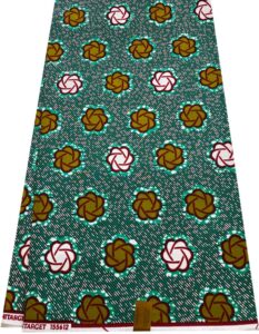 african guaranteed wax block prints fabric/african ankara wrapper fabric wax fabrics /-sell by 6 yards-100% cotton-for dresses- gold, red, mint-green, white