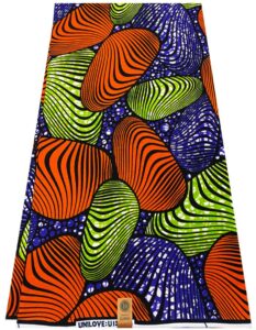 african ankara wax prints fabrics-abstract design- yellow, blue, white, black, sell by 6 yards- 100% cotton-for men and women