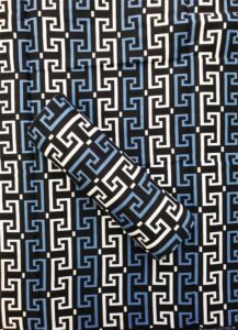 african wax print- dark-blue, gray, black, white -sell by 6 yards-100% cotton - for men and women