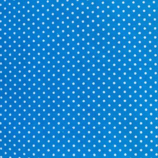 White on Baby Blue Cut to Order Polka Dot Fabric, 100% Cotton, Perfect Fabric for Sewing and Quilting (White on Baby Blue)