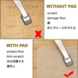 Office Chair Mat for Carpeted Floors Clear Desk Chair Mats Rectangle Protector Pad 1mm 1.5mm Thick Custom Size (Color : T1.5mm/0.06")