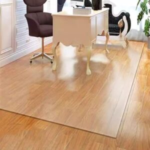 Transparent PVC Mats Office Chair Mat for Hardwood Floor 16x24in 35x48in 43x55in Rolling Chair Pad Plastic Pads Under Desk Chair Thick 1.5mm (Size : 20x48in)