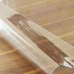 Transparent PVC Mats Office Chair Mat for Hardwood Floor 16x24in 35x48in 43x55in Rolling Chair Pad Plastic Pads Under Desk Chair Thick 1.5mm (Size : 20x48in)