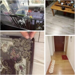 Clear Rectangle Mat 0.04"/0.06" Thick Transparent PVC Plastic Floor Protector Pad for parquet Hallway Office Kitchen Carpet Night Stand Custom Size (Color : T1mm/0.04")