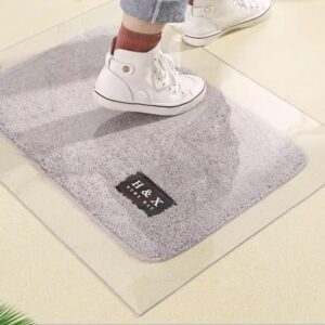 Clear Rectangle Mat 0.04"/0.06" Thick Transparent PVC Plastic Floor Protector Pad for parquet Hallway Office Kitchen Carpet Night Stand Custom Size (Color : T1mm/0.04")