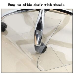 28x48 15x23 36x48 Floors Floor Mat PVC Clear Hard-Floor-Chair-mats Chair Mats Under Desk Protector Pad Easy Glide Slip Resistant 0.04" 0.06" Thick (Color : T1.5mm/0.06")