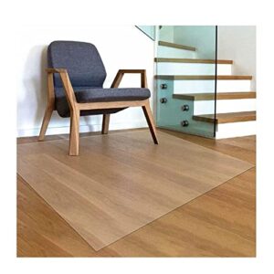 Clear PVC Desk Chair Mat Transparent Plastic Runner Rugs for Hardwood Floors/Carpet Protector, Large Office Chair Mat for Floor Protection,1.5mm Thick,60/80/95/100/115/120/135/140/150/155/160cm Wide,