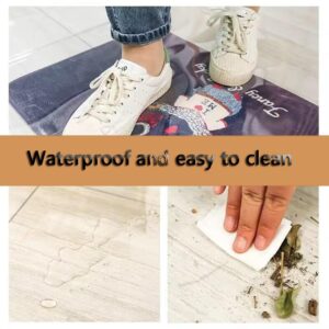 0.04"/0.06" Chair Mat Clear Easy Glide on Hard Floors Transparent Floor Protector Pad for Carpet parquet Tiles Slip Resistant Protection Floors (Color : T1.5mm/0.06")