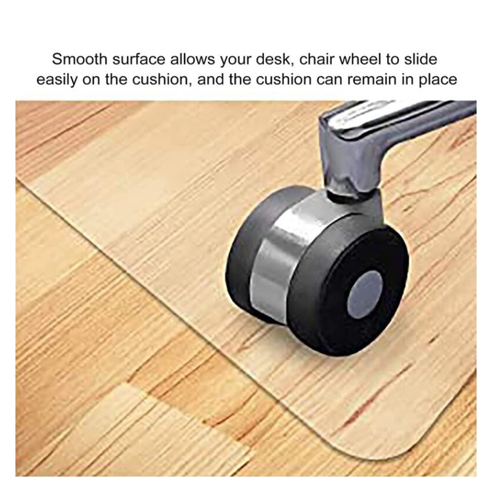 Clear PVC Desk Chair Mat 1.5mm Clear Vinyl Plastic Runner Rugs Protector, Office Chair Mat for Hardwood Floor, Non-slip Entrance Door Mats,80/100/120/140/160cm Wide,Plastic Vinyl Floor Runner Protecto