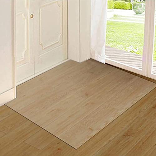 Clear PVC Desk Chair Mat Clear Vinyl Floor Runner Protect Pads,Doormat Protector Chair Mat,1.5mm,Office Chair Mat for Hardwood Floor, Carpet Protector, 110/120/130/140/150/160cm Wide,Office Home Chair