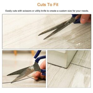 Clear PVC Desk Chair Mat Hardwood Floors Protection Pad for Cycling Bike/Table/Desk/Chairs, Wood Floor/Tile/Table Top Waterproof Rug Runner,1.5mm Thickness,65/75/85/95cm Wide, for Office & Home (Colo